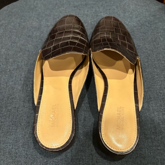 Michael Kors Croc Mule Loafers - Picture 5 of 6